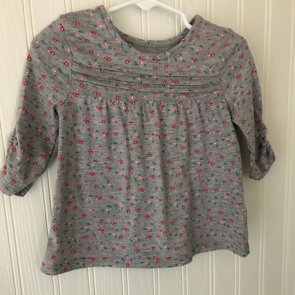 Girls 3/4 length sleeve shirt
